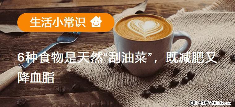 【生活小常识】6种食物是天然“刮油菜”,既减肥又降血脂 - 衡水生活资讯 - 衡水28生活网 hs.28life.com